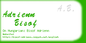 adrienn bisof business card